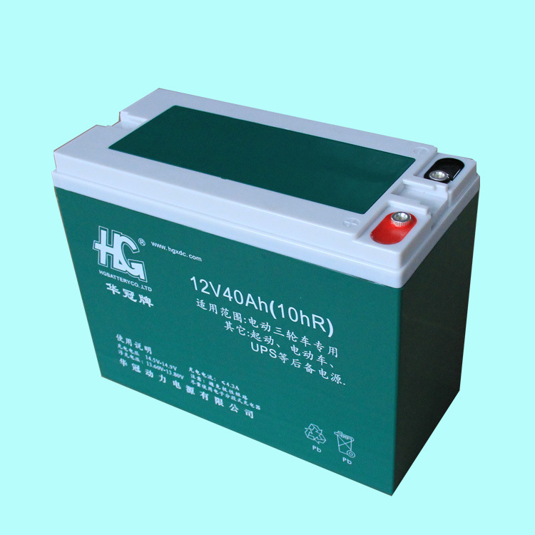 【华冠电动三轮车12V-40AH 蓄电池 一组四个 江西厂家 量大从优】价格,厂家,图片,蓄电池/电瓶,上高县华冠电源-